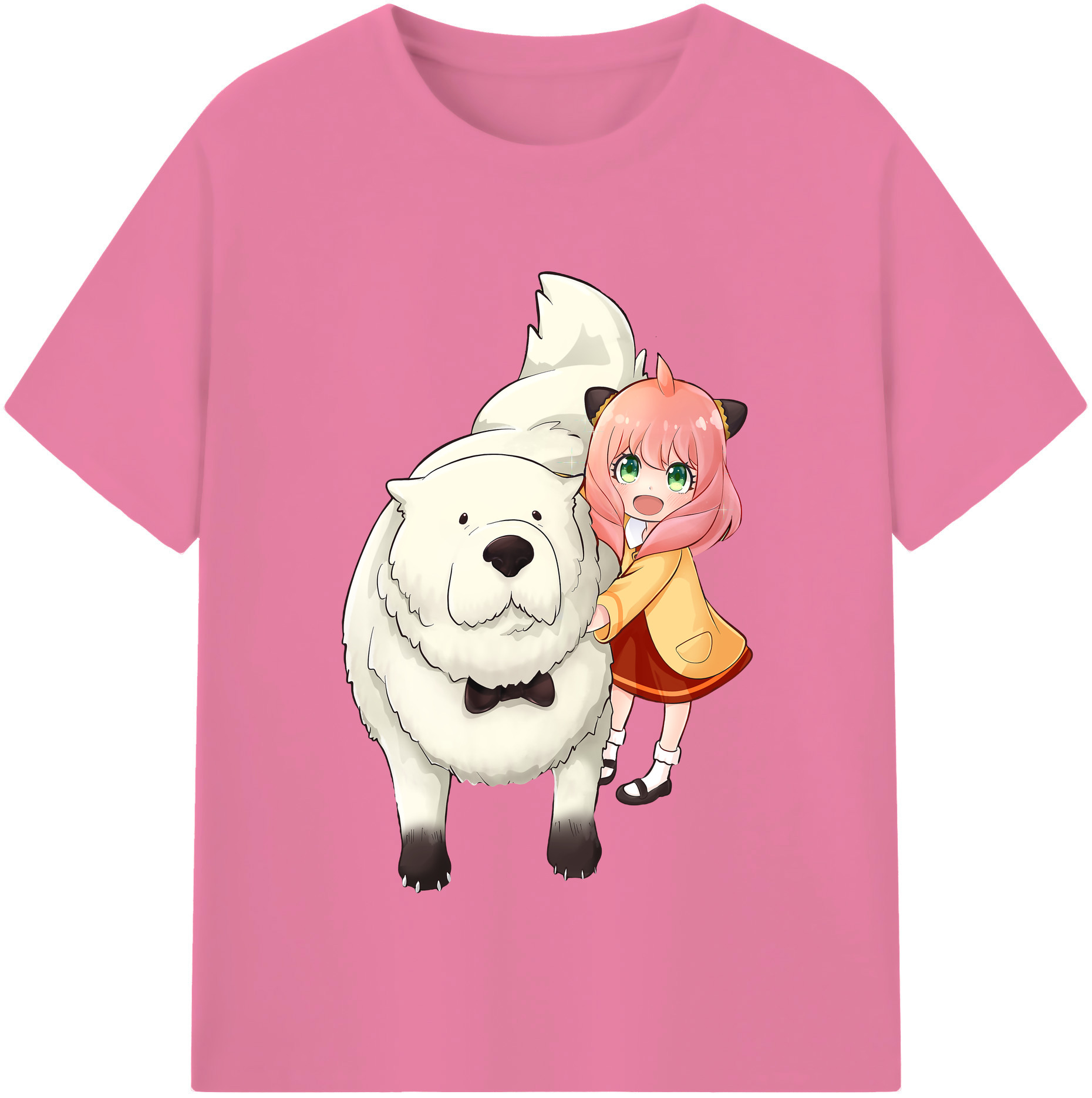 （画像用） SPY×FAMILY间谍家家酒 綿100％半袖Tシャツ（フロントプリント）